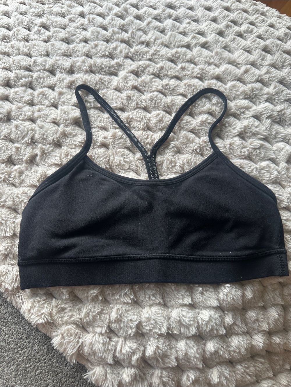 lululemon athletica Black Strappy Sports Bra